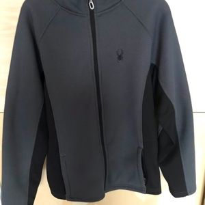 Spyder Boys Grey Fleece Sweater Size 14-16